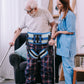 Size L Blue Rehabilitation Support Waist Belt – Gait Assistance & Transfer Aid for Elderly, Post-Stroke, and Mobility-Impaired Users