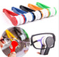 10 Pcs Blue Portable Eyeglass Cleaning Clip - Dual-Sided Microfiber Tongs for Safe, Streak-Free Lens Care