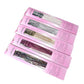 Pearl White Laser Iridescent Hair Extensions – 12-Piece Clip-In Highlight Strands (High-Temperature Fiber)