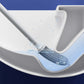 White Wall-Mountable Toilet Brush Set – Soft-Tip 360° Cleaning System
