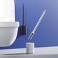 Black Wall-Mountable Toilet Brush Set – Soft-Tip 360° Cleaning System