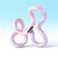 Light Purple Thermochromic Twist Toy – Sensory Stress-Relief Fidget Tool (TPU + Thermochromic Gel)