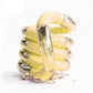 Yellow Thermochromic Twist Toy – Sensory Stress-Relief Fidget Tool (TPU + Thermochromic Gel)