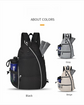 Beige Pickleball Multi-Sport Backpack – Oxford Fabric, Dual-Carry, Smart-Organized