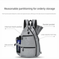 Beige Pickleball Multi-Sport Backpack – Oxford Fabric, Dual-Carry, Smart-Organized