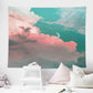 Colorful seaside scene Wall Tapestry 200x150cm - Soft Plush Fabric Hanging for Bedroom, Living Room, Dorm Decor - Includes Mounting Kit for Easy Installation