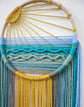 Style 3 Hand-Woven Cotton Rope Sunrise Sunset Wall Hanging - Bohemian Macrame Tapestry with Tassels, 60x30cm - Perfect for Living Room, Bedroom