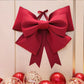 Dark Red EVA Bow Decoration DIY Kit - 75cm x 100cm DIY Party & Event Backdrop Bow for Valentine&