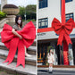 Light Blue EVA Bow Decoration DIY Kit - 75cm x 100cm DIY Party & Event Backdrop Bow for Valentine&