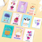 3 Sets 3D Pop-up Birthday Card Set - 3*10pcs Cartoon Panda/Cake/Balloon Greeting Cards with Envelopes, Handwritten Message Foldable Cards for Kids/Friends/Party Favors