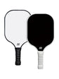 Black Fiberglass Pickleball Paddle Set with Black Neoprene Protective Cover - Lightweight Outdoor Sports Racket for Beginners & Pros
