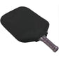 Black Fiberglass Pickleball Paddle Set with Black Neoprene Protective Cover - Lightweight Outdoor Sports Racket for Beginners & Pros
