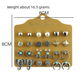 Alloy Stud Earring Set - 12 Pairs with Heart, Leaf & Turquoise Designs for Women