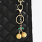 2 Pcs Yellow baseball shape Creative Sports Ball Cherry Keychain – Cute Resin Charm for Car Keys, Bags & Backpacks