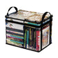 3 Pcs Large Clear PVC Book Storage Box – Foldable, Dustproof & Transparent Organizer with Handles for Home, Classroom & Office (38×24×32cm)