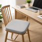 Pink Memory Foam Seat Cushion - 45 x 45 x 4.5 cm Polyester Cover, Removable Washable Cover, Portable Office Chair, Student, Dining Chair and Car Seat Pad