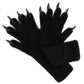 1 Pair White Realistic Long Claw Gloves – Halloween Costume Beast Paw Prop with Resin Nails