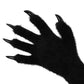 1 Pair White Realistic Long Claw Gloves – Halloween Costume Beast Paw Prop with Resin Nails