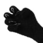 1 Pair White Realistic Long Claw Gloves – Halloween Costume Beast Paw Prop with Resin Nails