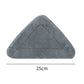 Adjustable Triangle Cleaning Mop 124-164cm Extendable Long Handle Window Squeegee Wall Washer Rotatable Head for Ceilings High Corners Wet Dry Use with 2 Microfibre Pads