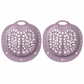 Purple 2-Pack Silicone Bra Laundry Bag – Anti-Deform Lingerie Washer with Hanging Loop & Pomegranate Mesh Design