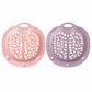 2-Pack (Pink + Purple) Silicone Bra Laundry Bag – Anti-Deform Lingerie Washer with Hanging Loop & Pomegranate Mesh Design
