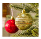 Gold 50-Piece Assorted Christmas Bauble Set – Shatterproof Ornaments with Mixed Finishes for Holiday Tree Decor