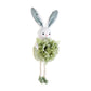 Green Easter Bunny Flower Hanging Decoration for Home, Garden or Party Scene