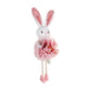 Pink Easter Bunny Flower Hanging Decoration for Home, Garden or Party Scene