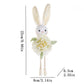 Pink Easter Bunny Flower Hanging Decoration for Home, Garden or Party Scene