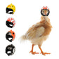 Green Pet Chicken Helmet Set of 3 – Protective Headgear for Chicks, Hens, and Birds