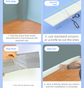 Grey 3-Meter Self-Adhesive Reinforced Skirting Board – 10 cm Wide Wall Decorative Trim for Home Interior
