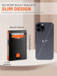 Black and orange 12-Card Slot Men&
