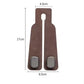 Black 4-Pack Car Seat Back Hooks – Hidden Suede Leather with Metal Hooks for Storage and Phone Stand