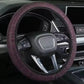 Light purple Crystal Rhinestone Steering Wheel Cover – Elastic Stretch Design with Full Diamond Embellishment