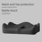 Black Ergonomic Memory Foam Seat Cushion – Coccyx Relief for Office, Car and Long Sitting