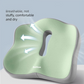 Two-tone grey Ergonomic Memory Foam Seat Cushion – Coccyx Relief for Office, Car and Long Sitting