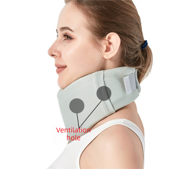 Removable Neck Support Brace – Lightweight Cervical Collar with Breathable Design for Posture Correction and Daily Use(Size:S)