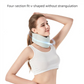 Removable Neck Support Brace – Lightweight Cervical Collar with Breathable Design for Posture Correction and Daily Use(Size:S)