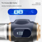 Black Portable Wireless Car Vacuum Cleaner – Powerful Suction for Car and Home Use with Dual-Function Air Blower(2000MHA)