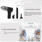 Black High-Power Cordless Handheld Vacuum Cleaner – Compact, Rechargeable, and Portable for Home, Car, and Desk Use
