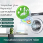 Circular Green 10-Pack Reusable Silicone Cat Paw Lint Remover for Clothes and Laundry, Double-Sided Sticky Cleaner for Pet Hair and Dust – Ideal for Home Use