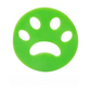 Circular Green 10-Pack Reusable Silicone Cat Paw Lint Remover for Clothes and Laundry, Double-Sided Sticky Cleaner for Pet Hair and Dust – Ideal for Home Use