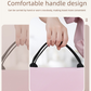 Black Double-Layer Insulated Lunch Bag with Aluminum Foil Lining, Thermal Food Carrier for Hot & Cold Meals – Large Capacity, Reusable & Easy to Clean