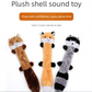 2-Pack Grey Wolf Identical Plush Pet Toys with Squeaker – Durable Fur-Textured Chew Toys for Dogs, Ideal for Teething, Play & Stress Relief