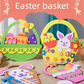 5-Pack Green Easter egg Easter EVA Craft Basket Kit – DIY Creative Art & Craft Supplies for Kids, Perfect for Parent-Child Activities and Holiday Decorations