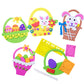 5-Pack Green Easter egg Easter EVA Craft Basket Kit – DIY Creative Art & Craft Supplies for Kids, Perfect for Parent-Child Activities and Holiday Decorations