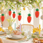 Easter Carrot Honeycomb Decorations – 10-Piece Set of 20cm Paper Carrots, Hanging Ornaments for Party and Home Decoration