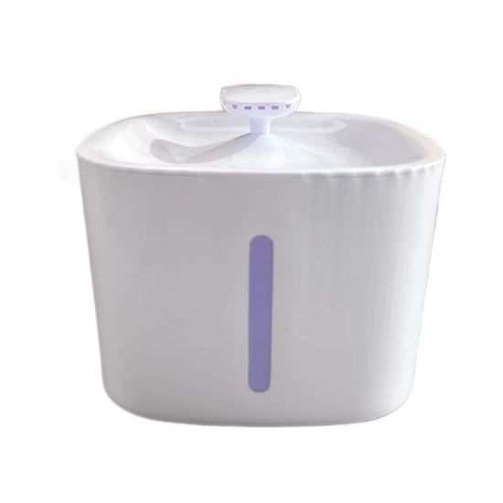 White New Pet Water Fountain – 3L Automatic Circulating Water Dispenser, Quiet Operation, Non-Wet Mouth Design for Cats and Dogs