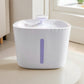 White New Pet Water Fountain – 3L Automatic Circulating Water Dispenser, Quiet Operation, Non-Wet Mouth Design for Cats and Dogs